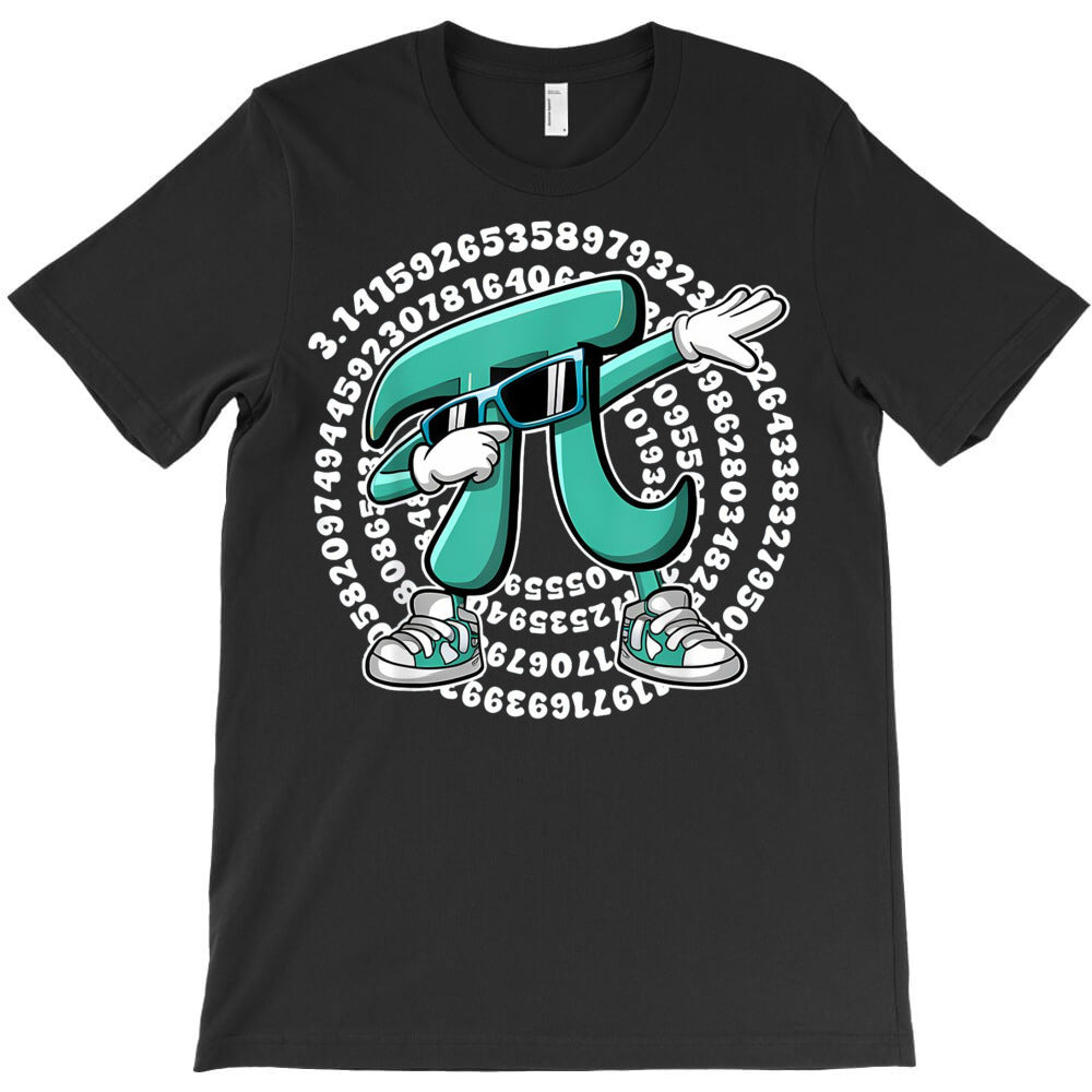 Pi Symbol Dabbing Math Teacher T-Shirt