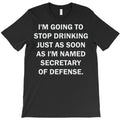 Witty Drinking Humor Stop Drinking T-Shirt