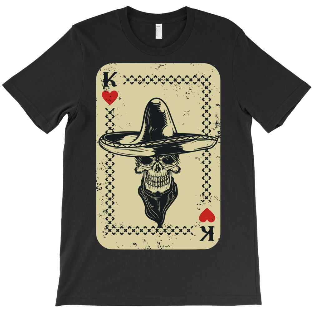 Poker King Mexico Sugar Skull T-Shirt