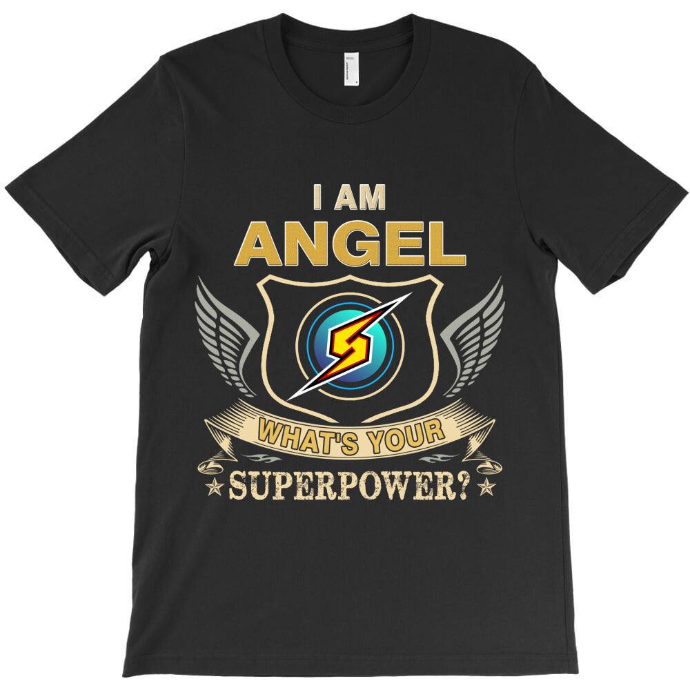 I Am Angel Name T-Shirt