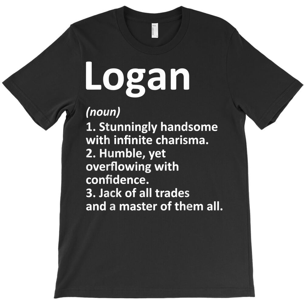 logan definition personalized name funny birthday gift idea t shirt T-Shirt
