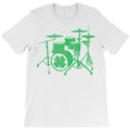 st patrick's day shamrock drum irish green drummer paddy's t shirt T-Shirt