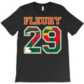 fleury 29 wild goalie flower minnesota pro ice hockey t shirt T-Shirt