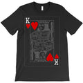 king of hearts playing card T-Shirt