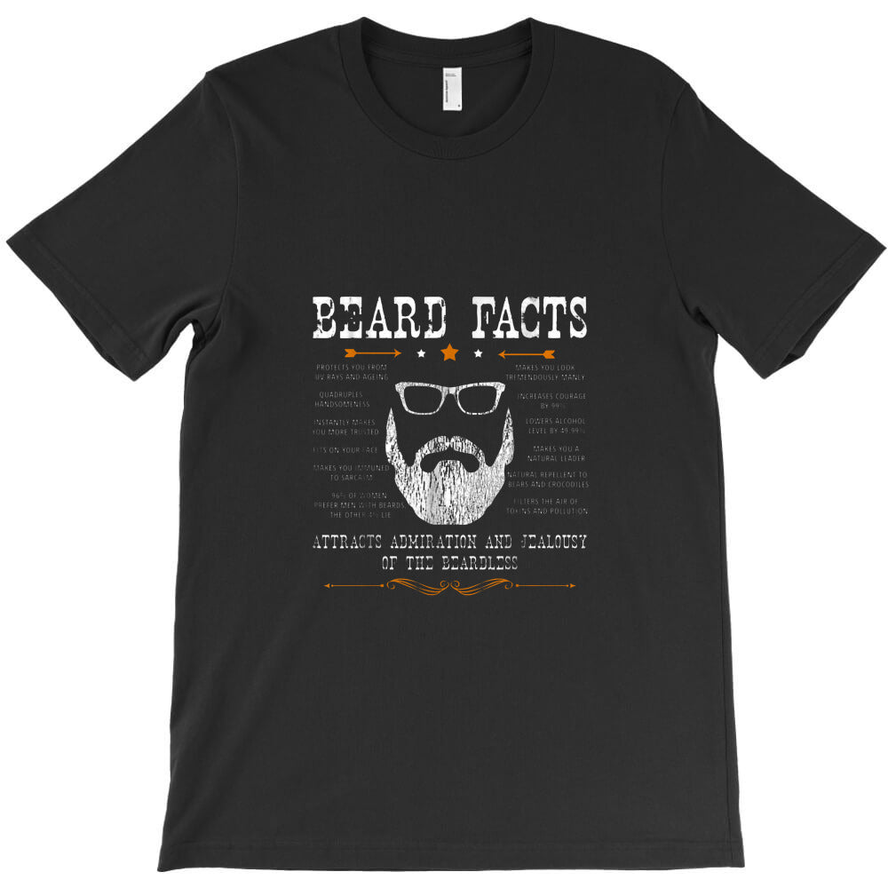 mens beard facts beard lover T-Shirt