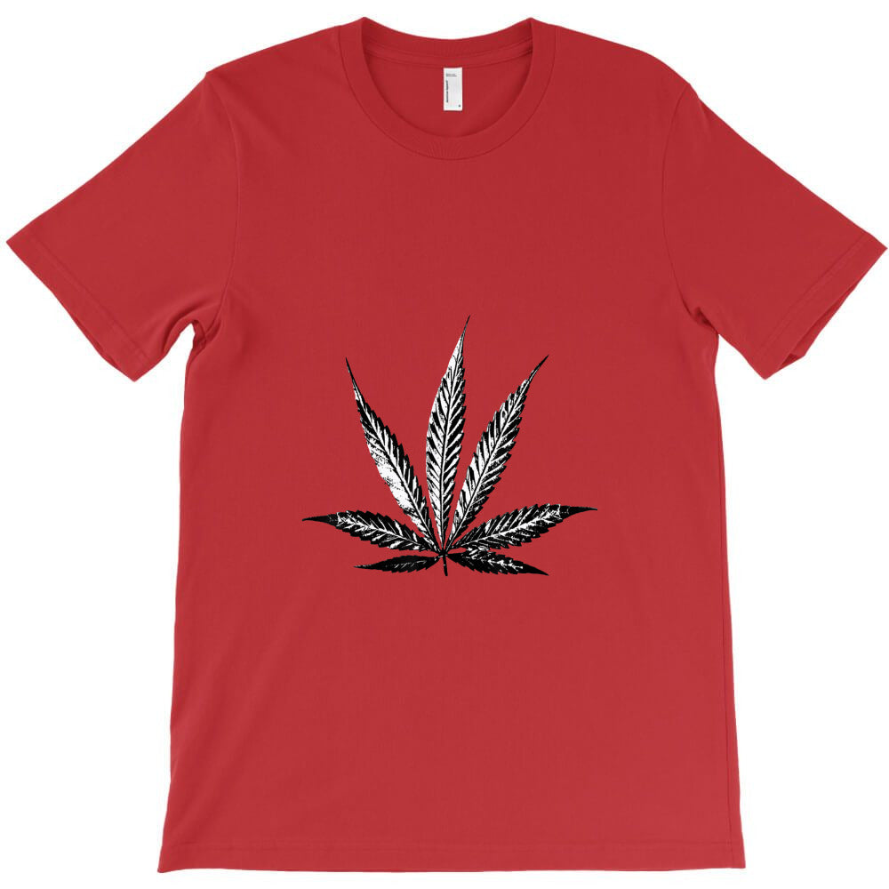 thc pot leaf ink stamp cannabis medical marijuana T-Shirt