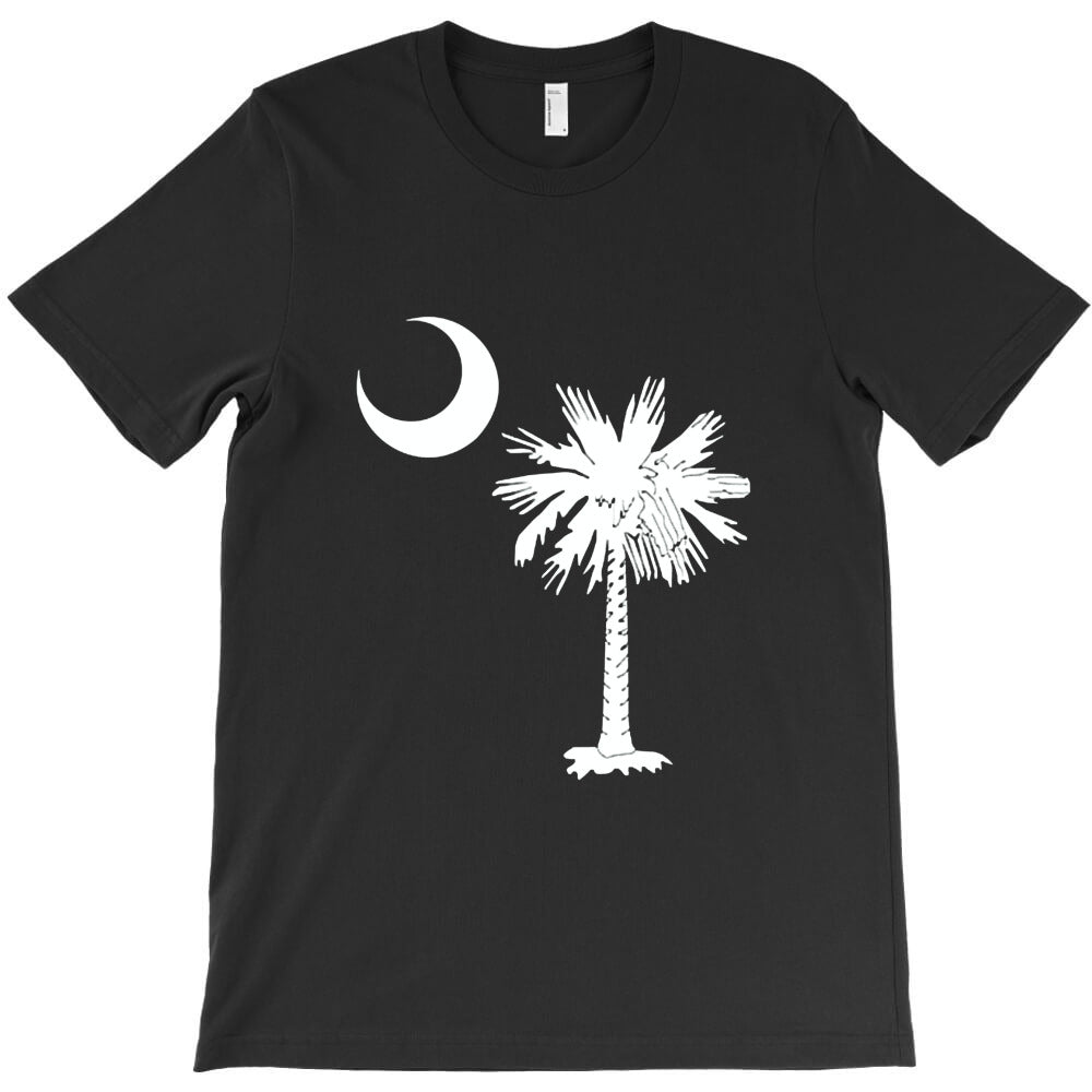 south carolina state flag palmetto tree crescent moon sc T-Shirt