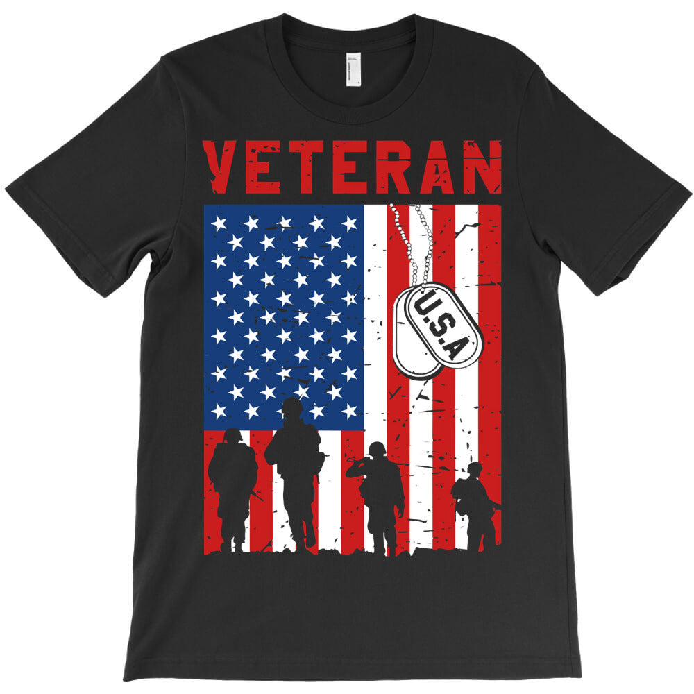 veteran veterans day 654 navy soldier army military T-Shirt