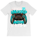 level 21 unlocked awesome since 2001 21st birthday gaming t shirt T-Shirt