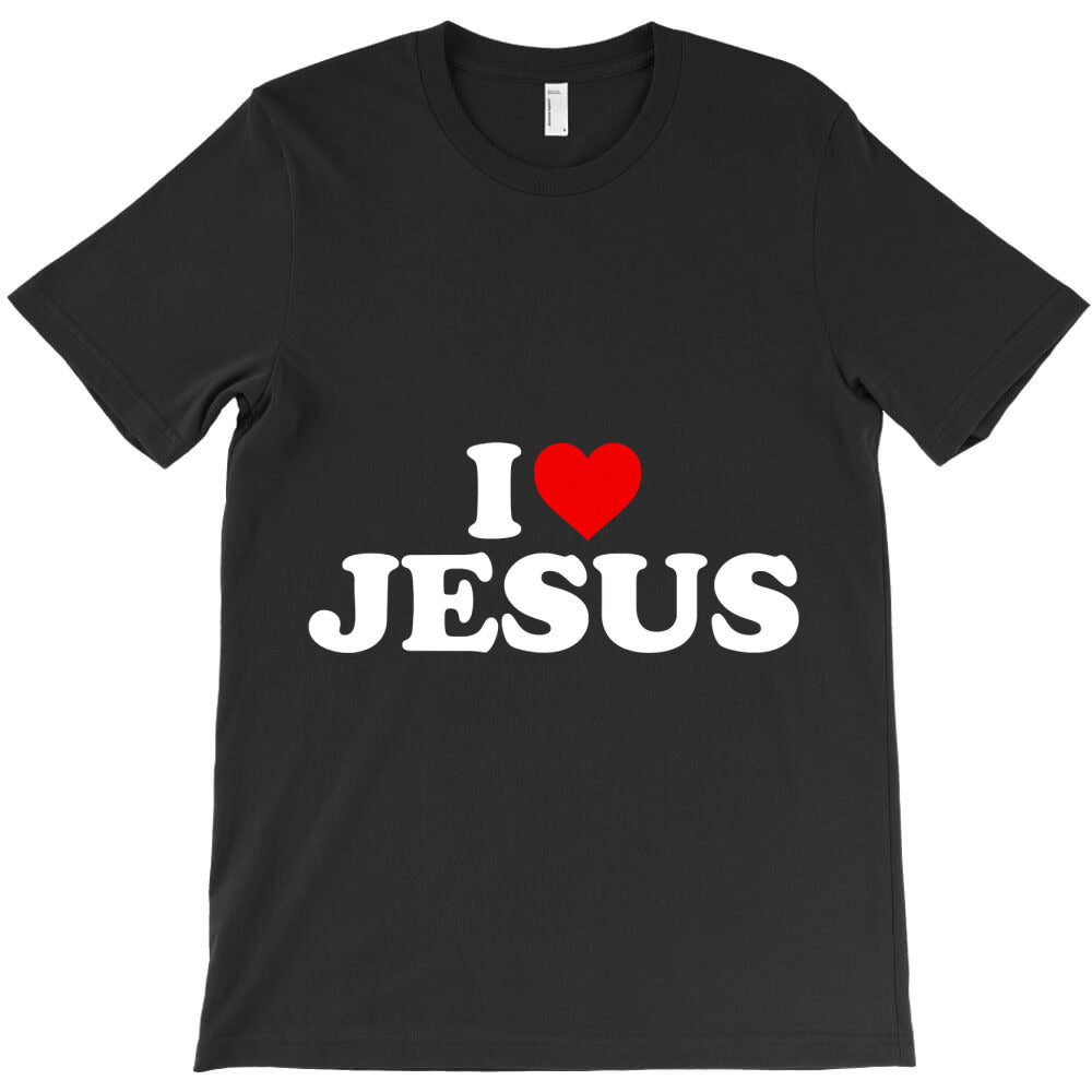 i love jesus heart T-Shirt
