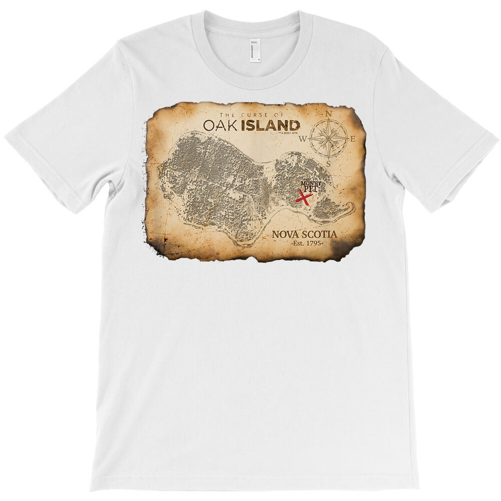 the curse of oak island treasure map t shirt T-Shirt