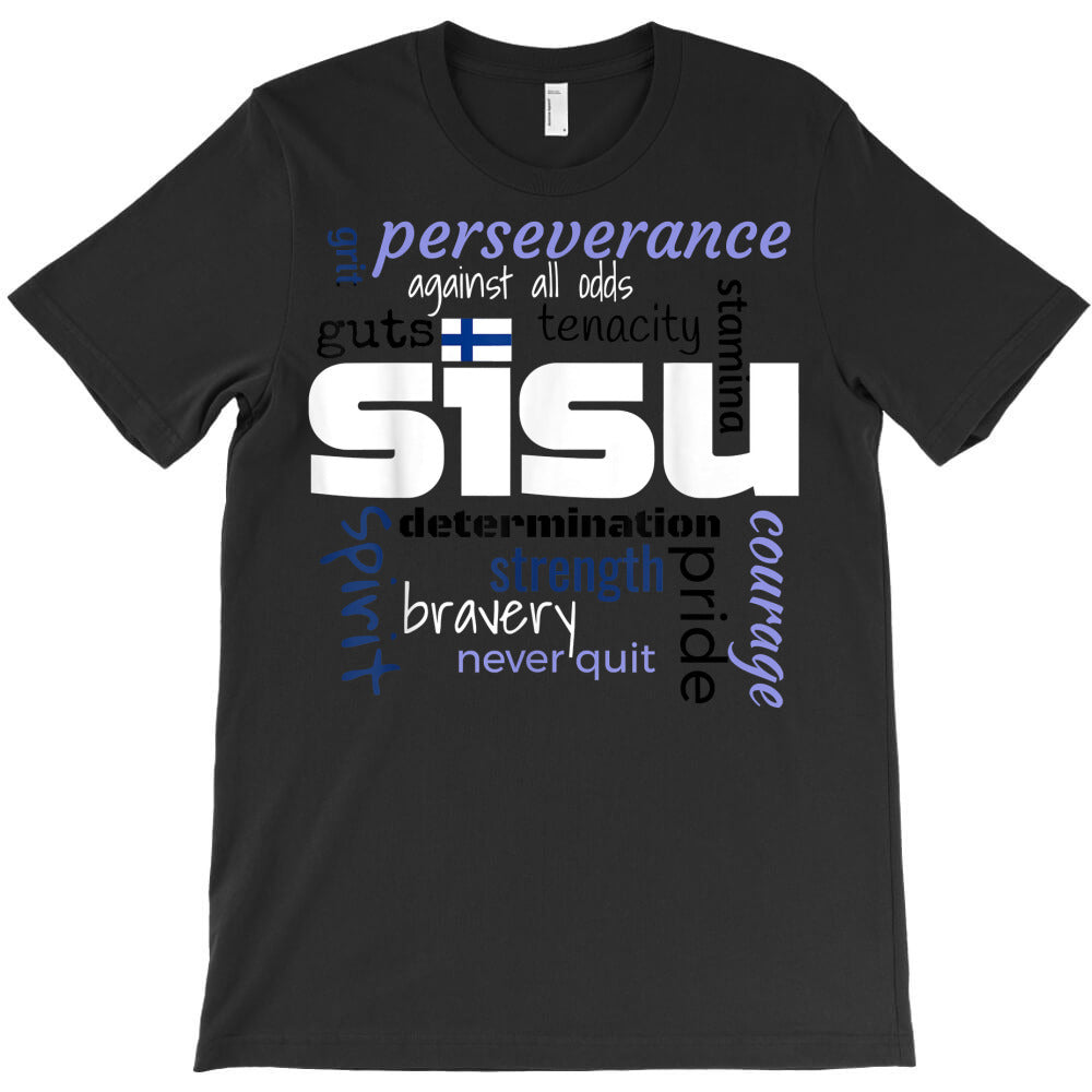 the meaning of finnish sisu definition novelty t shirt T-Shirt