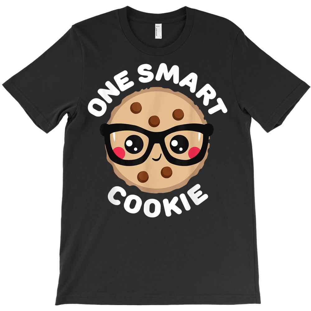 one smart cookie cute kawaii style pun chocolate chip t shirt T-Shirt