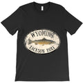 wyoming jackson hole trout fish fly fishing vintage t shirt T-Shirt