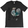 Kauai Chicken Rooster Hawaii Surf Wave Design T-Shirt