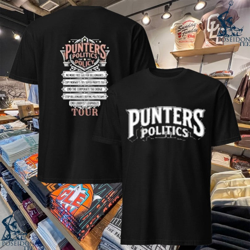 Punters Politics Policy Tour T-shirt