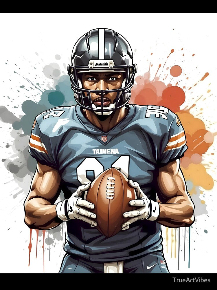 Soccer Player, Football Fan, College Football by TrueArtVibes
