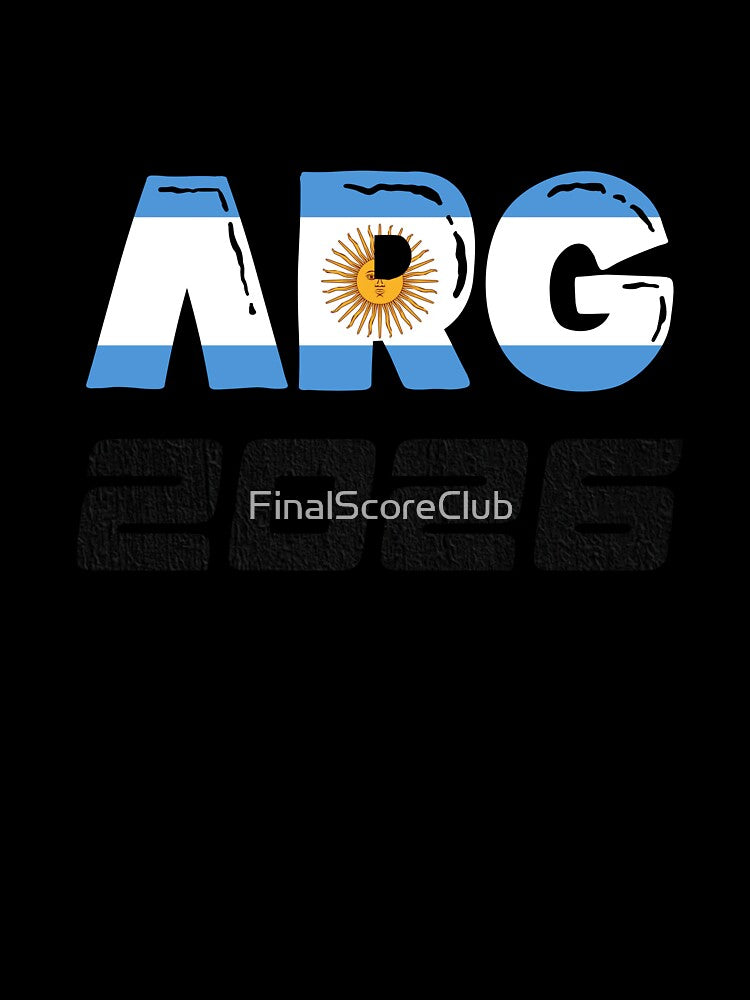Argentina ARG 2026 Design by FinalScoreClub