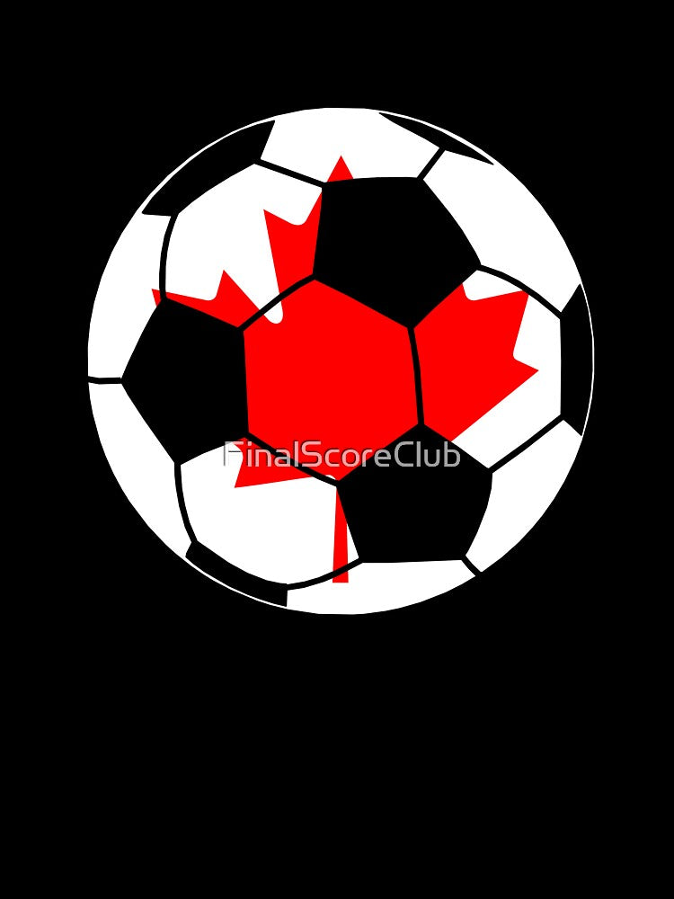 Canada Flag Soccer Ball by FinalScoreClub