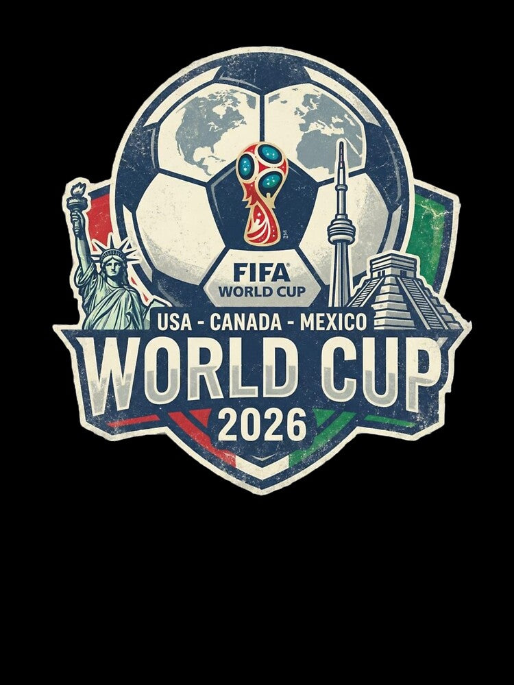 North America United Soccer 2026 Vintage Crest by VladisWorld