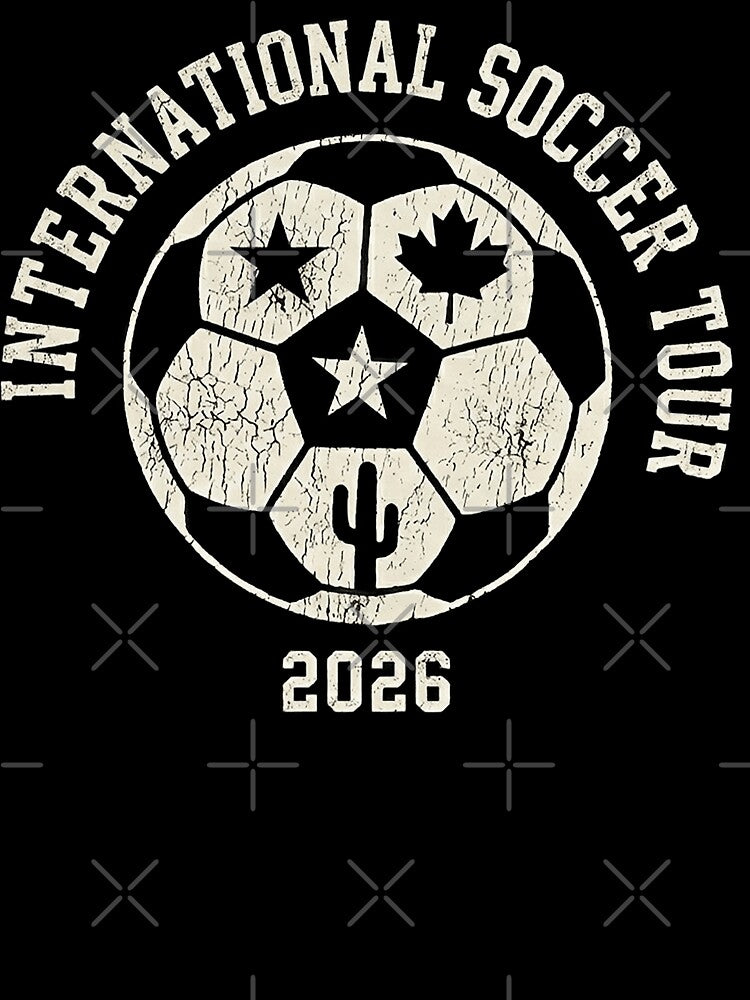 2026 International Soccer Tour - Vintage Distressed Collegiate by rygenr8