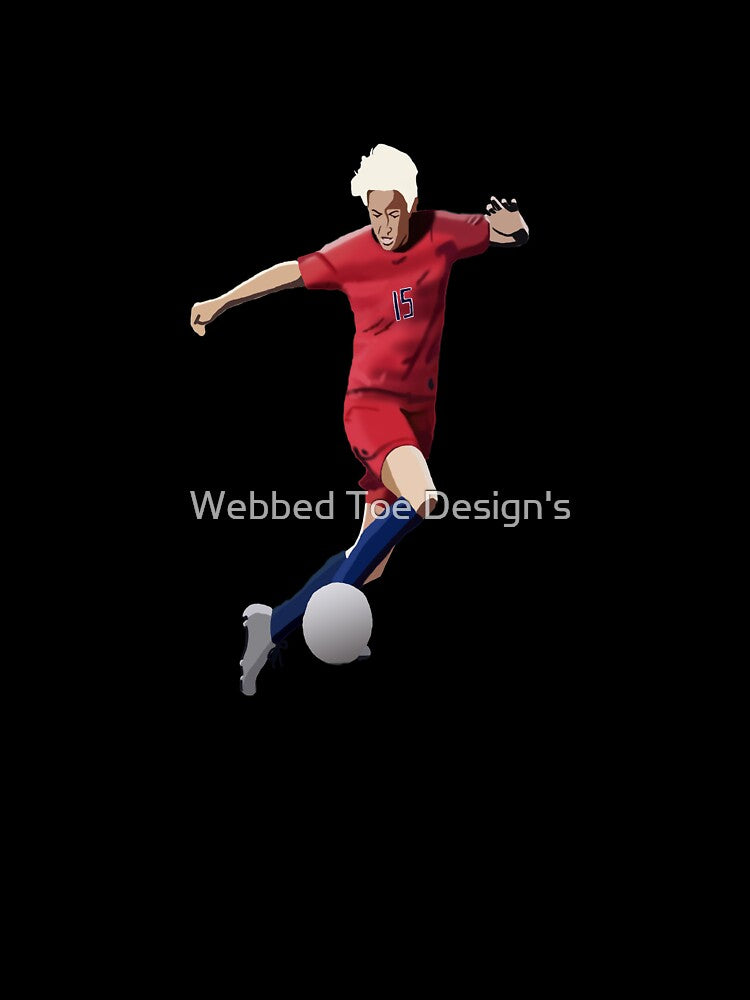 USA's Megan Rapinoe by Webbed Toe Design's