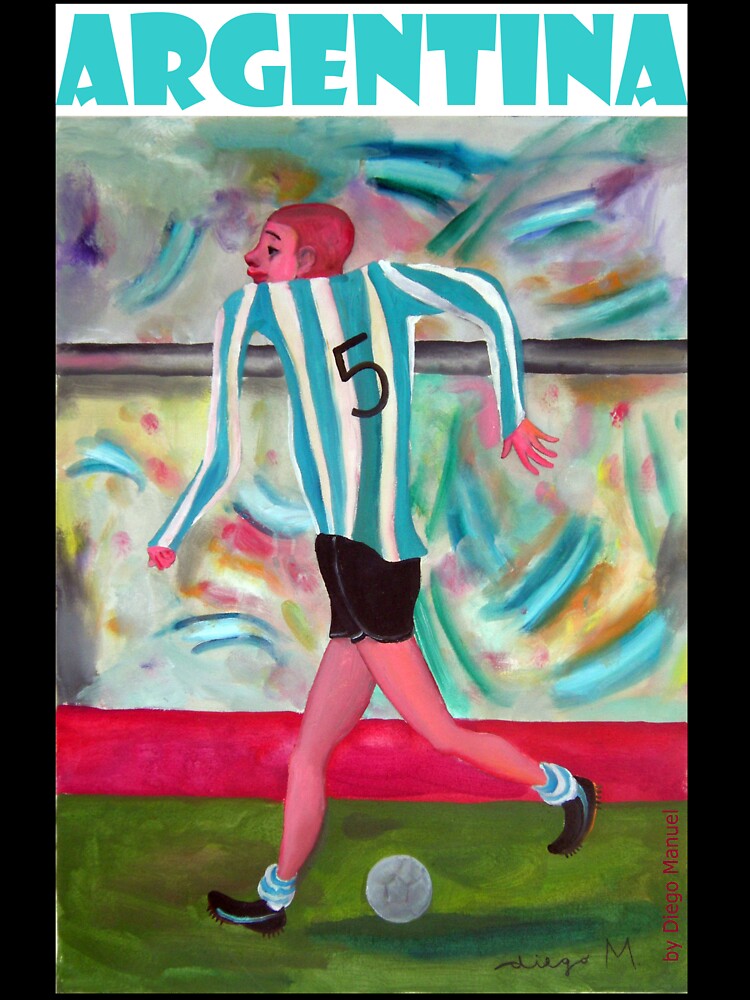 Soccer player from argentina by Diego Manuel Rodriguez
