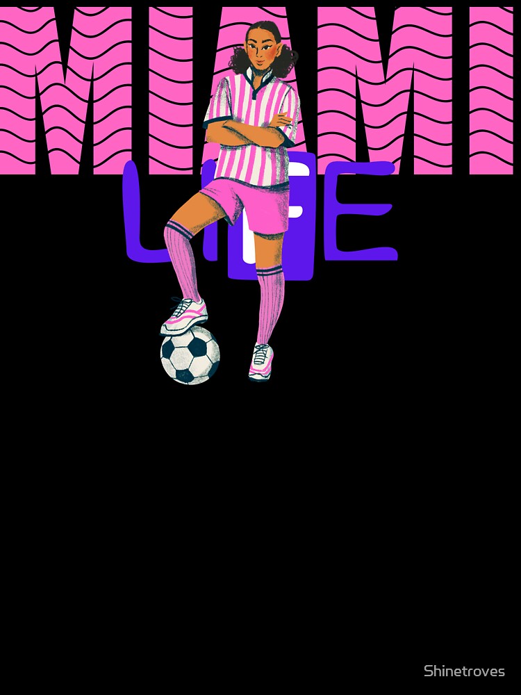 Soccer in Miami a woman player by Shinetroves