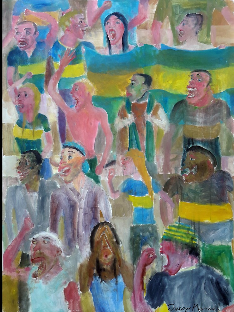 The sportsfans. Argentine soccer by Diego Manuel Rodriguez