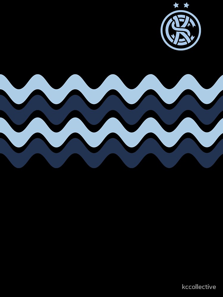 KC Soccer Blue Waves by kccollective