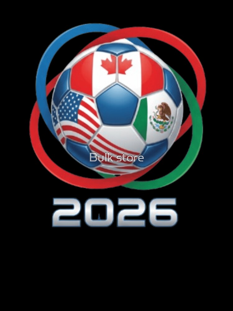 3D Realistic World Cup 2026 Soccer Ball with Rings by Bulk store