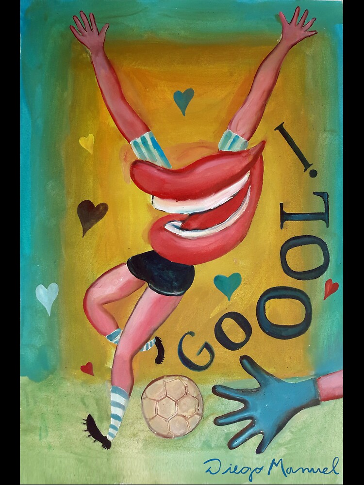 Goal and heart 2 by Diego Manuel Rodriguez