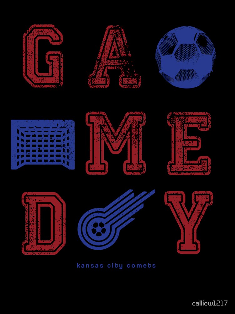 Comets Game Day - Red & Blue by calliew1217