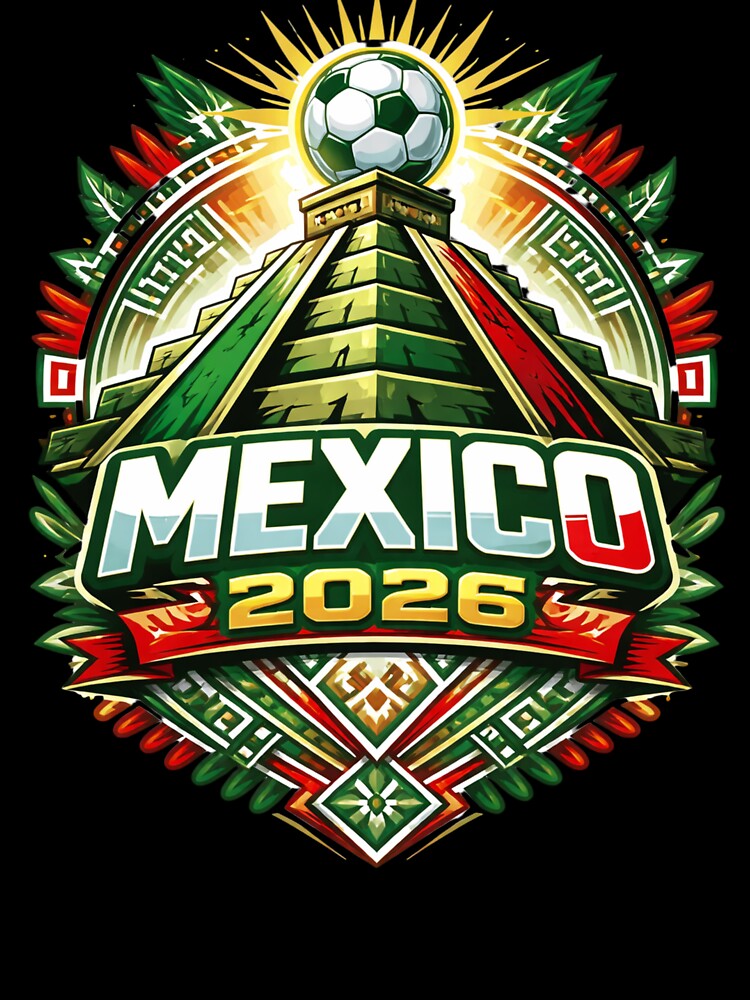 Mexico Soccer 2026 Art by Rewind-Clothing