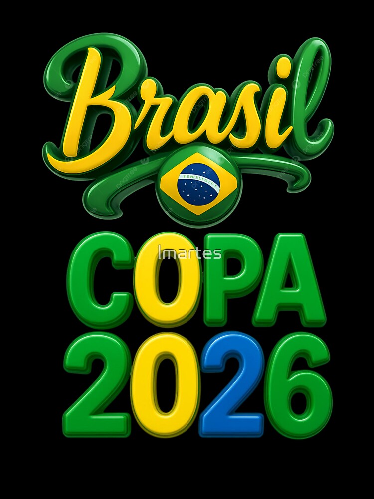 Samba Soccer Brazil Team 2026 Tournament Graphic by lmartes