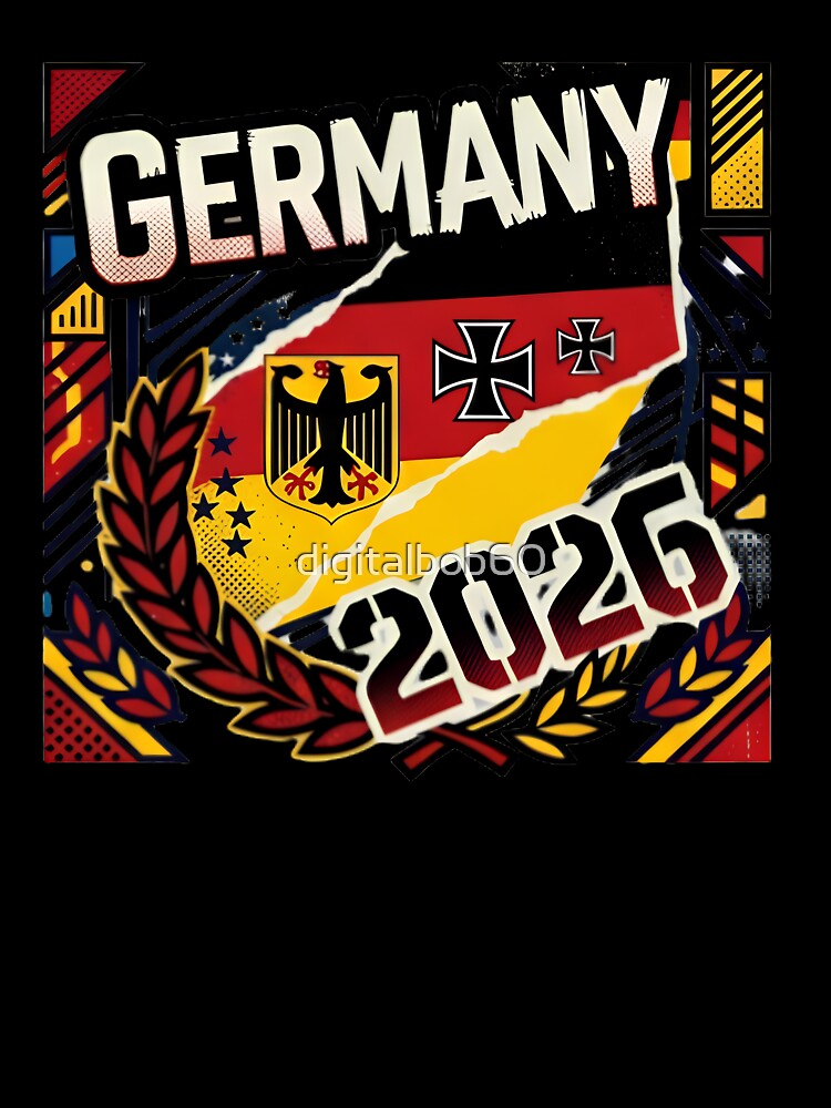 Germany 2026 Football Supporter Graphic by digitalbob60