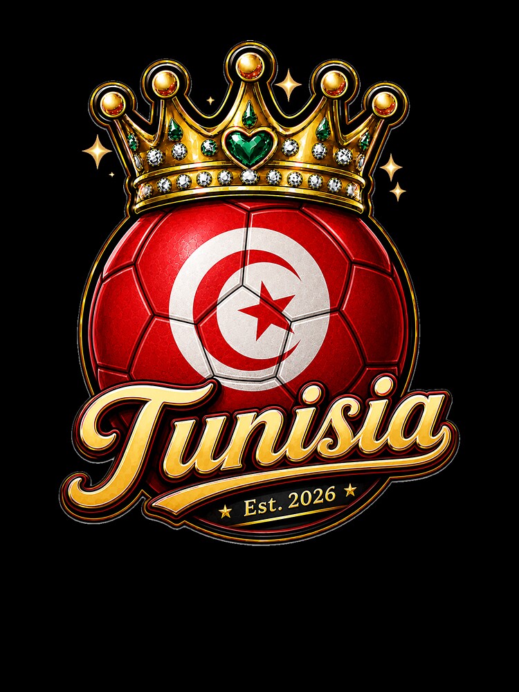 Tunisia Flag Vintage Style Retro Tunisian Soccer by QuiteOrbit