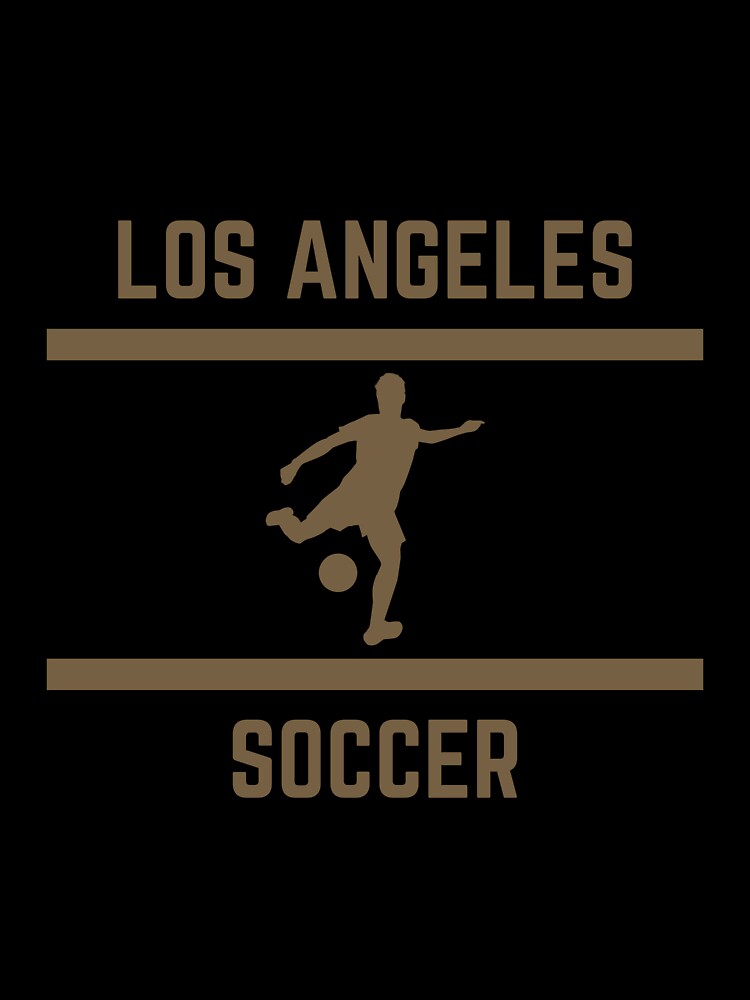 Gold Color Los Angeles Soccer by IssaraStudio