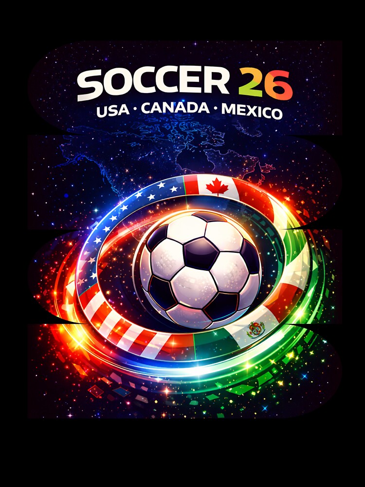 North America Soccer 2026 Shirt, Soccer 26 USA Canada Mexico Fan Tee, United 2026 Soccer Graphic by MK-Charlie