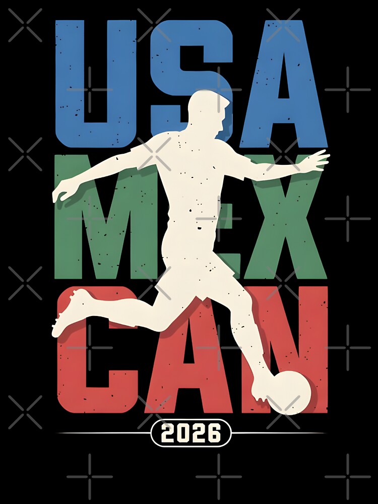 2026 World Cup USA, CAN, MEX by dudelinart