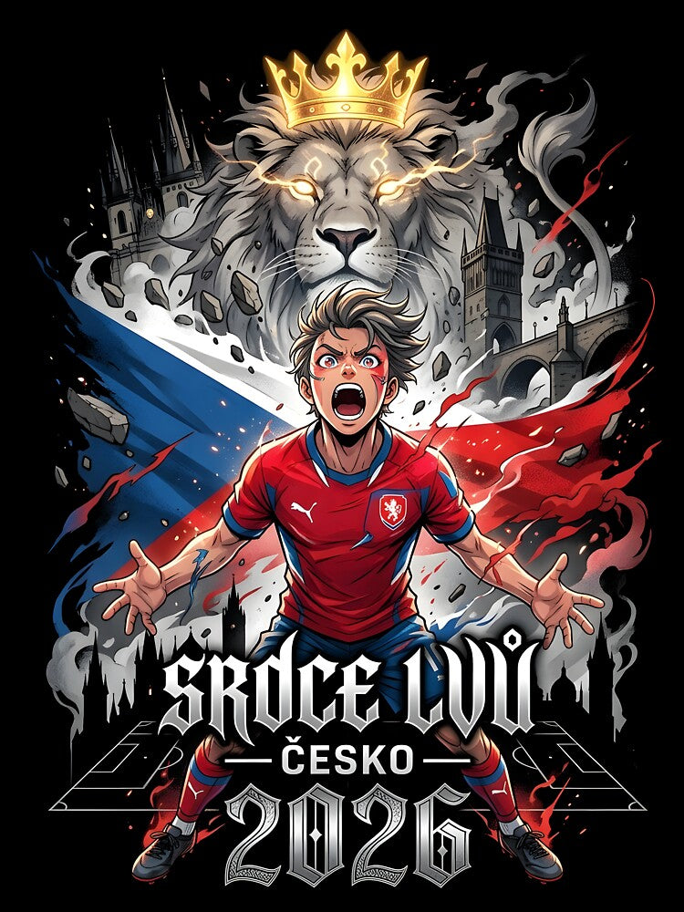 Srdce Lvu Czech Republic -  World Cup 2026 Design by VoidAnimeStudio