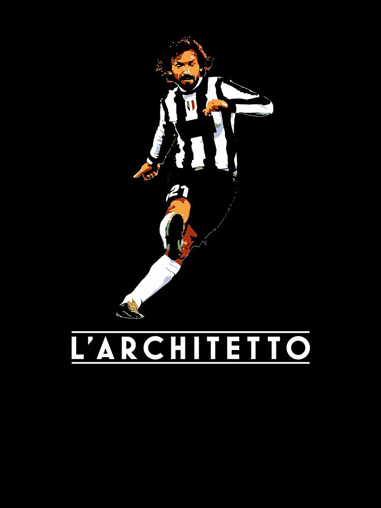 Andrea Pirlo Architect Midfield Illustration by Josphinerron