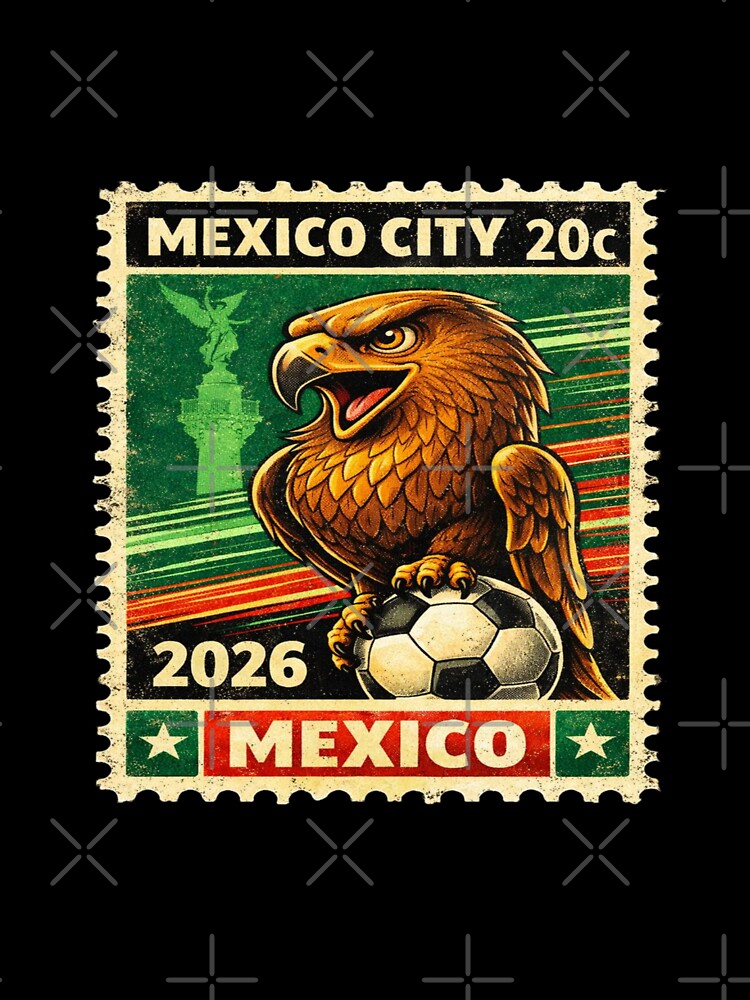 Vintage México 2026 - Aztecs of Fútbol Commemorative Stamp. by RDcollections