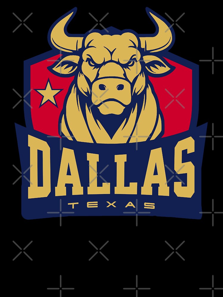 Dallas Texas bull animated gold by VRedBaller