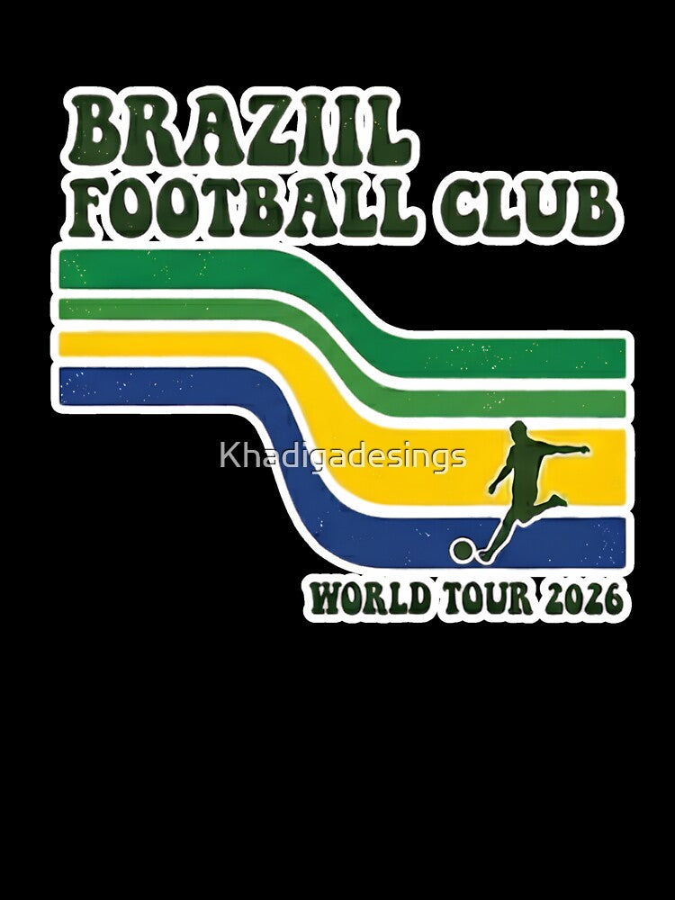 Brazil Football Club World Tour 2026 by Khadigadesings