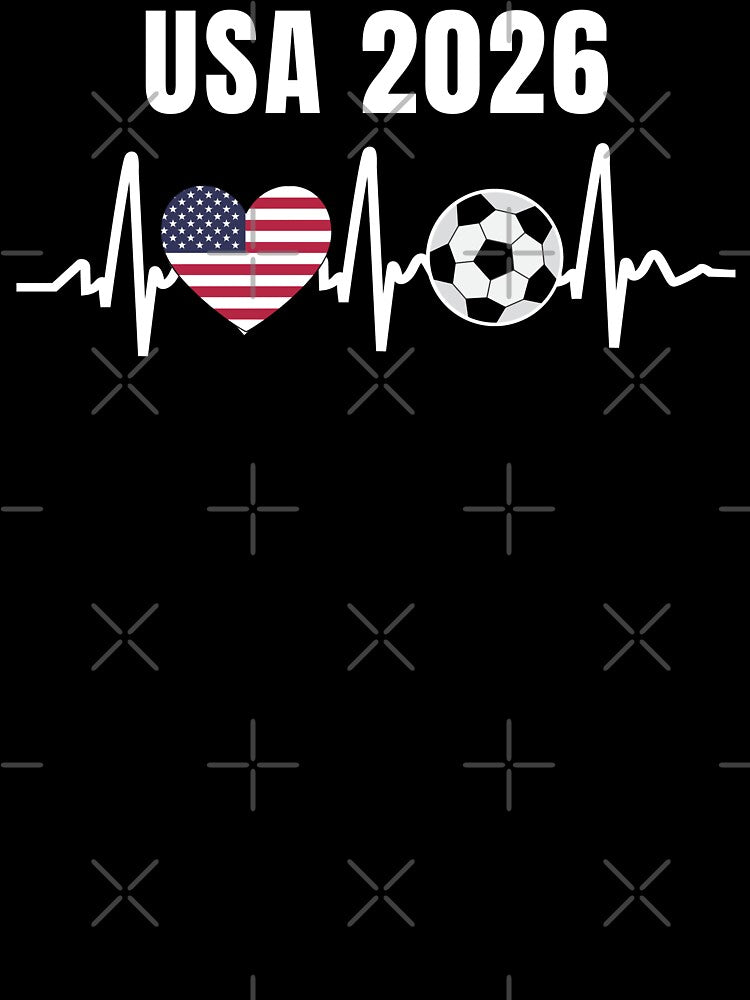 Soccer USA 2026 American Flag America World Cup Fan Gift by DogLover332