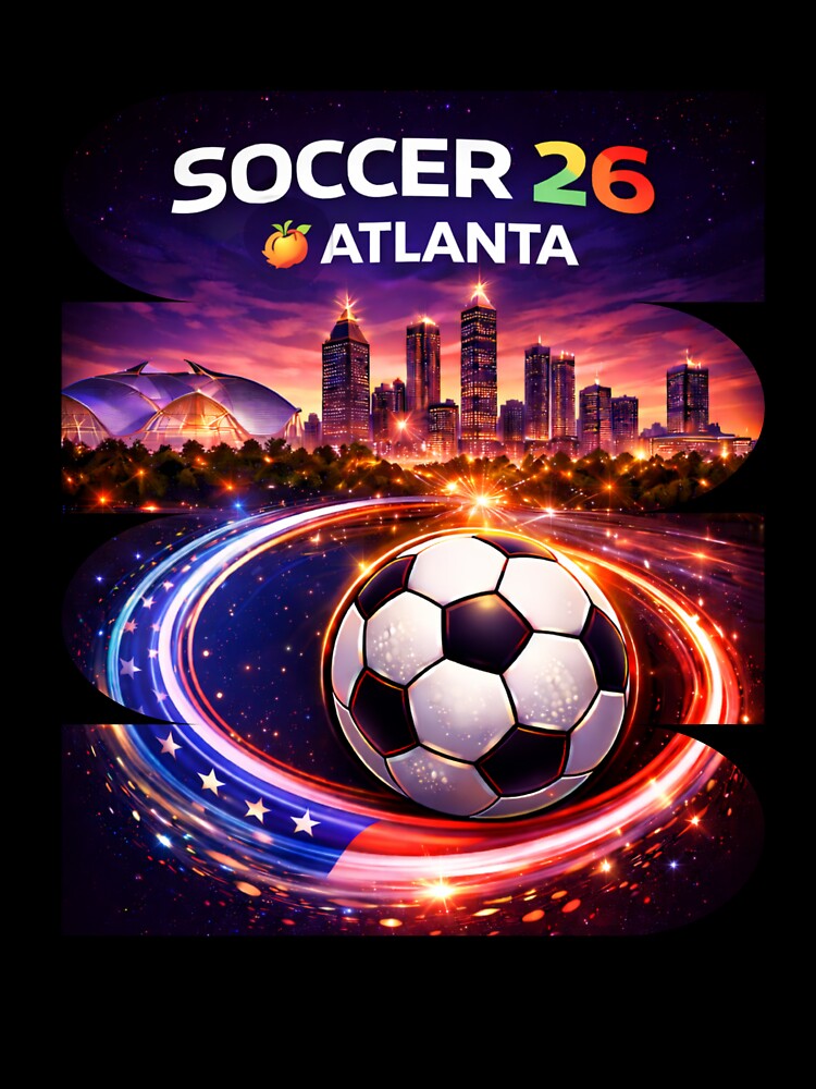 Atlanta Soccer 2026 Shirt, Soccer 26 Atlanta GA Fan Tee, Atlanta Georgia Soccer Graphic by MK-Charlie