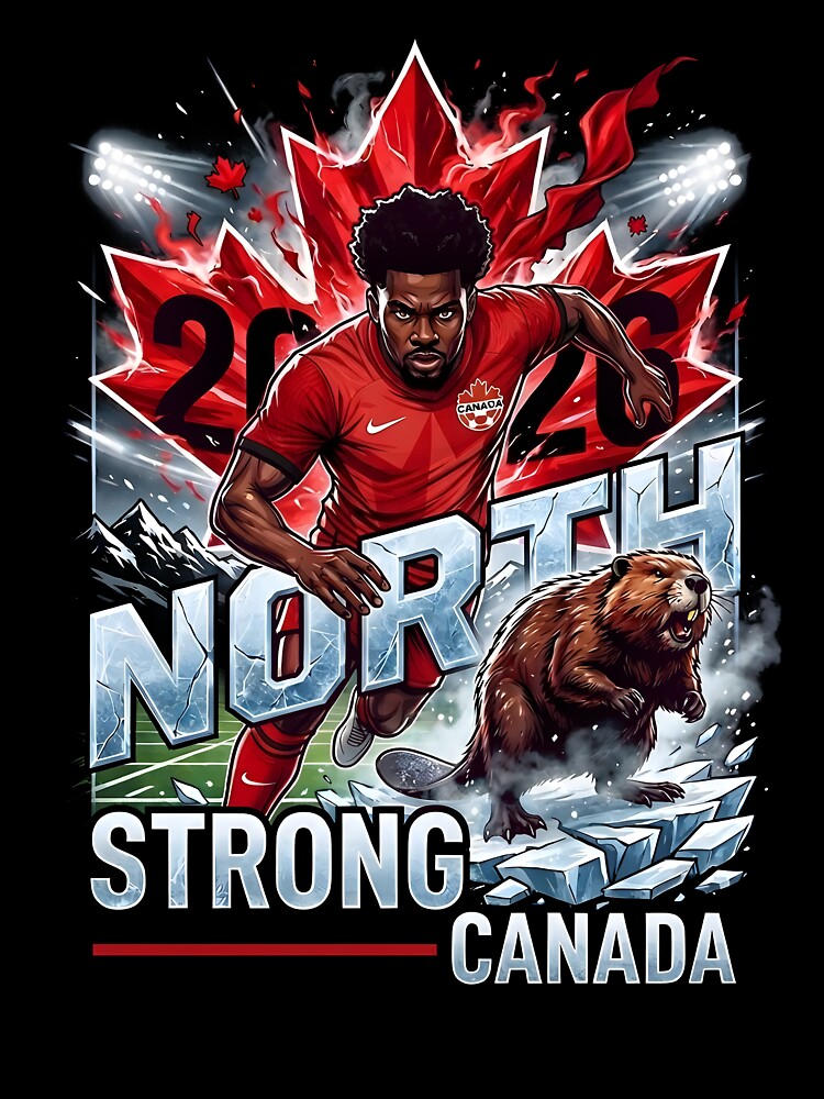North Strong Canada - World Cup 2026 Soccer Design by VoidAnimeStudio