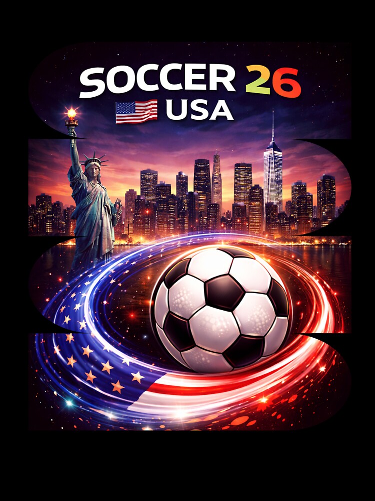 USA Soccer 2026 Shirt, Soccer 26 USA Fan Tee, United States Soccer Graphic by MK-Charlie