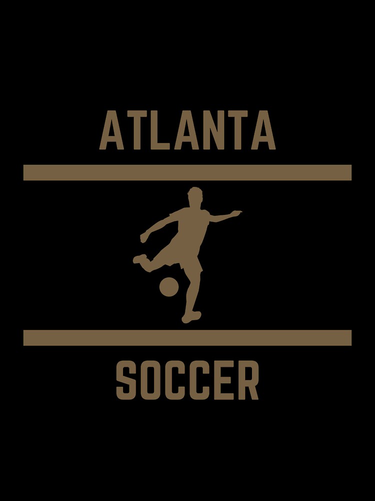 Gold Color Atlanta Soccer by IssaraStudio
